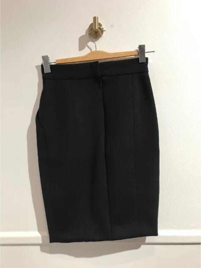 Chanel Vintage Pre-owned Fabric bottoms Zwart Dames