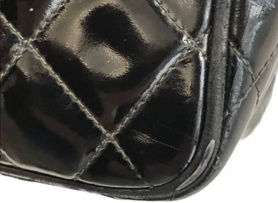 Chanel Vintage Schoudertas Zwart Dames