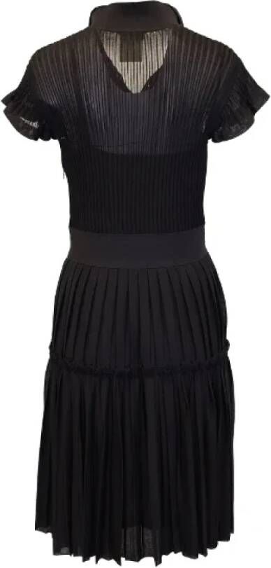 Chanel Vintage Pre-owned Fabric dresses Black Dames