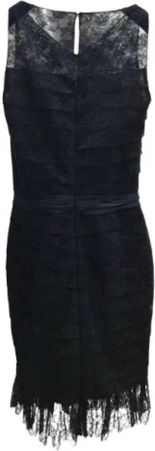 Chanel Vintage Pre-owned Fabric dresses Blauw Dames