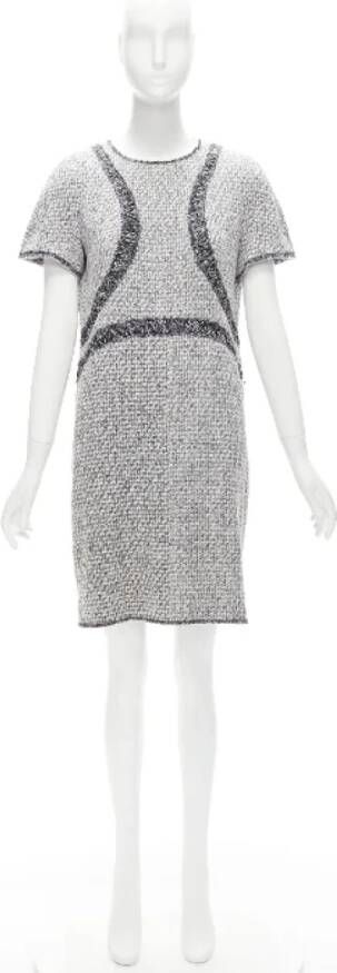 Chanel Vintage Pre-owned Fabric dresses Gray Dames