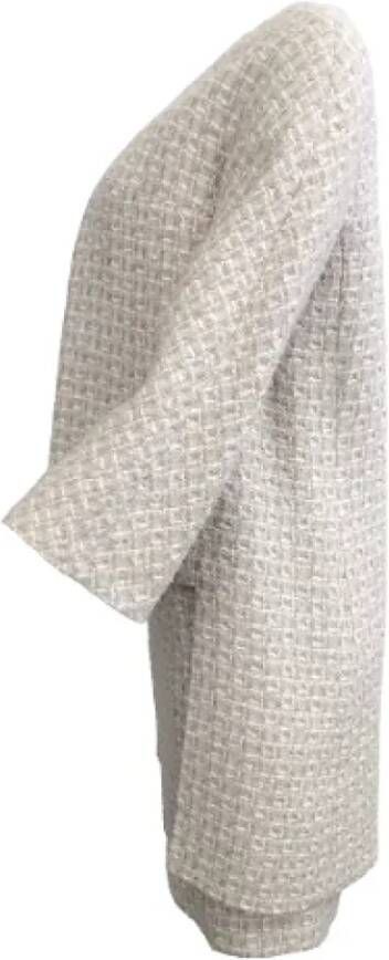 Chanel Vintage Pre-owned Fabric dresses Grijs Dames