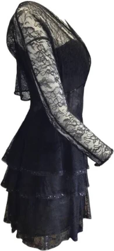 Chanel Vintage Pre-owned Fabric dresses Zwart Dames