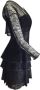 Chanel Vintage Pre-owned Fabric dresses Zwart Dames - Thumbnail 2