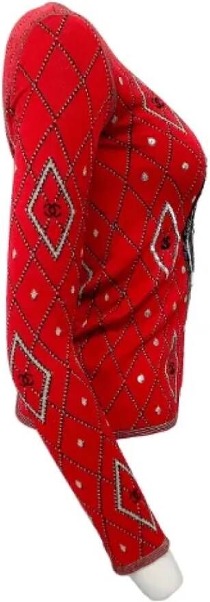 Chanel Vintage Pre-owned Fabric tops Rood Dames