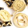 Chanel Vintage Ketting en Leren Riem Yellow Dames - Thumbnail 2