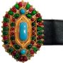 Chanel Vintage Pre-owned Leather belts Zwart Dames - Thumbnail 2