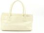 Chanel Vintage Tweedehands Leren Tassen Goede Staat Beige Dames - Thumbnail 2