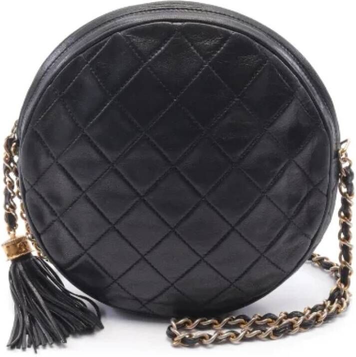 Chanel Vintage Pre-owned Leather chanel-bags Black Dames
