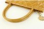 Chanel Vintage Tweedehands Leren Schoudertas Oranje Dames - Thumbnail 2