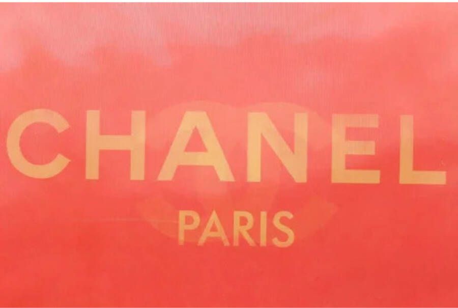 Chanel Vintage Tweedehands Schoudertas Oranje Dames