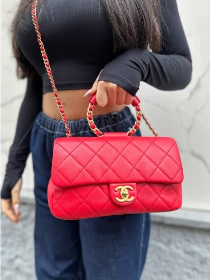 Chanel tas rood store