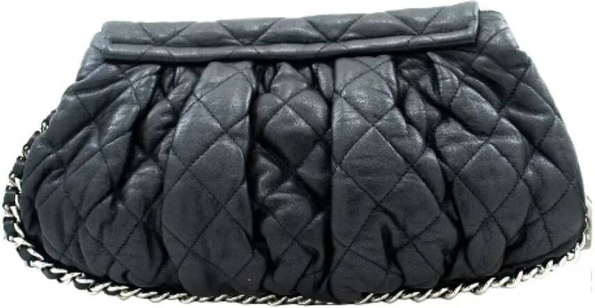 Chanel Vintage Pre-owned Leather chanel-bags Zwart Dames