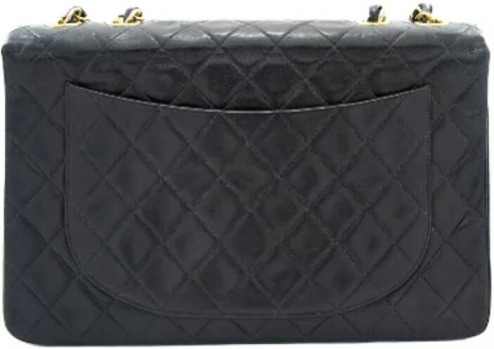 Chanel Vintage Pre-owned Leather chanel-bags Zwart Dames
