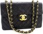 Chanel Vintage Tweedehands Tijdloos Zwart Leren Chanel Zwart Dames - Thumbnail 2