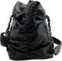 Chanel Vintage Pre-owned Leather chanel-bags Zwart Dames - Thumbnail 2