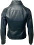 Chanel Vintage Groene Leren Motorjas Uitstekende Staat Groen Dames - Thumbnail 2