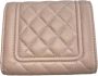 Chanel Vintage Tweedehands Roze Leren Chanel Portemonnee Roze Dames - Thumbnail 2
