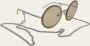 Chanel Vintage Pre-owned Metal sunglasses Grijs Dames - Thumbnail 2