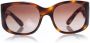 Chanel Vintage Pre-owned Plastic sunglasses Bruin Dames - Thumbnail 2
