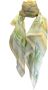 Chanel Vintage Pre-owned Silk scarves Groen Dames - Thumbnail 2