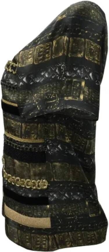 Chanel Vintage Pre-owned Silk tops Zwart Dames