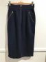 Chanel Vintage Pre-owned Wool bottoms Blauw Dames - Thumbnail 2