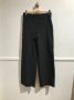 Chanel Vintage Pre-owned Wool bottoms Zwart Dames - Thumbnail 2