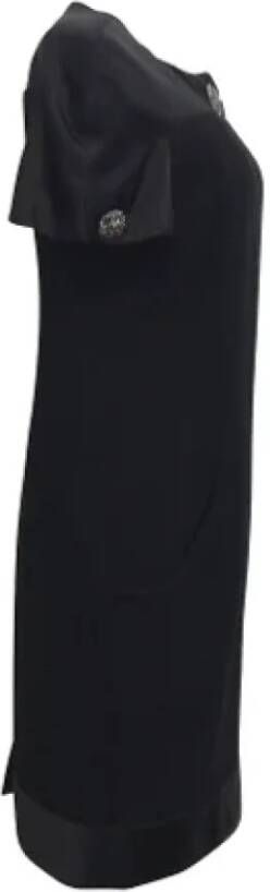Chanel Vintage Pre-owned Wool dresses Zwart Dames