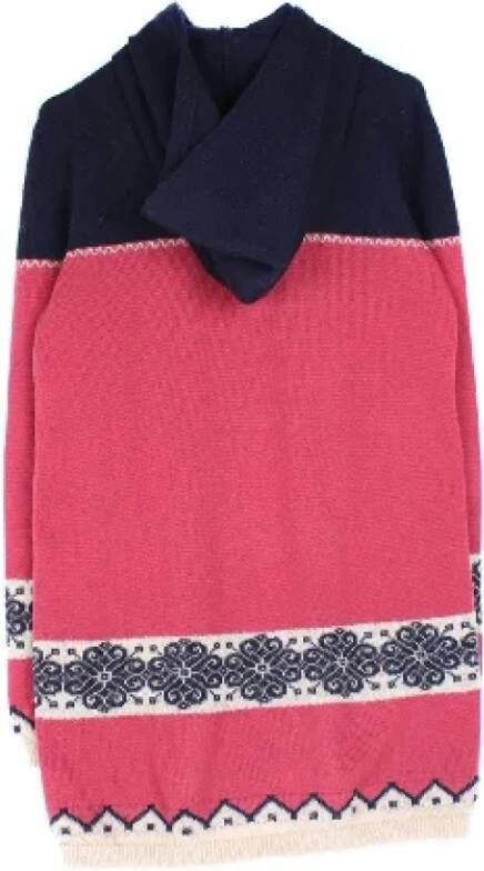 Chanel Vintage Pre-owned Wool outerwear Pink Dames