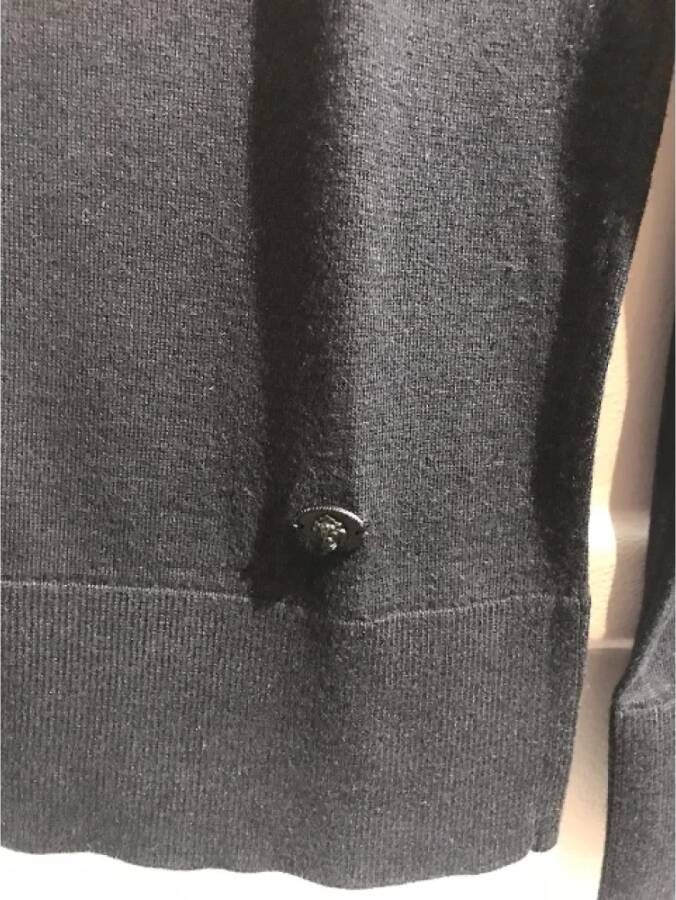 Chanel Vintage Pre-owned Wool tops Black Dames