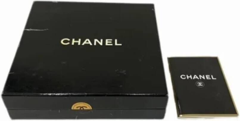 Chanel Vintage Tweedehands Gouden Metalen Chanel Riem Yellow Dames