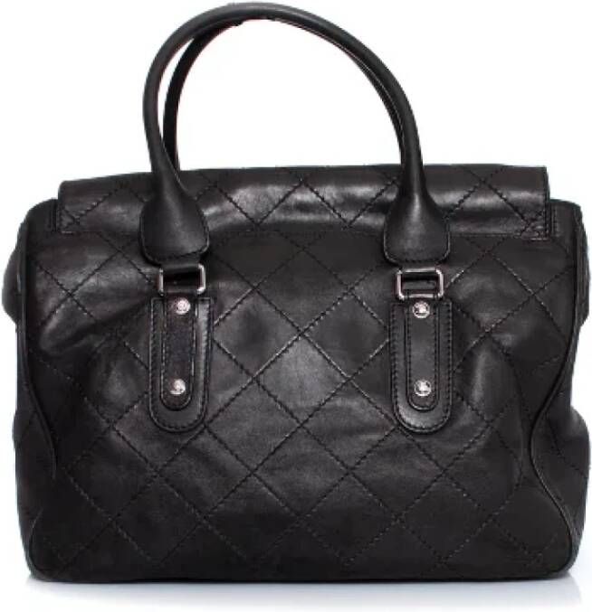 Chanel Vintage Tweedehands handtas Zwart Dames