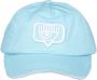Chiara Ferragni Collection Blauwe Katoenen Baseballpet Blauw Dames - Thumbnail 3