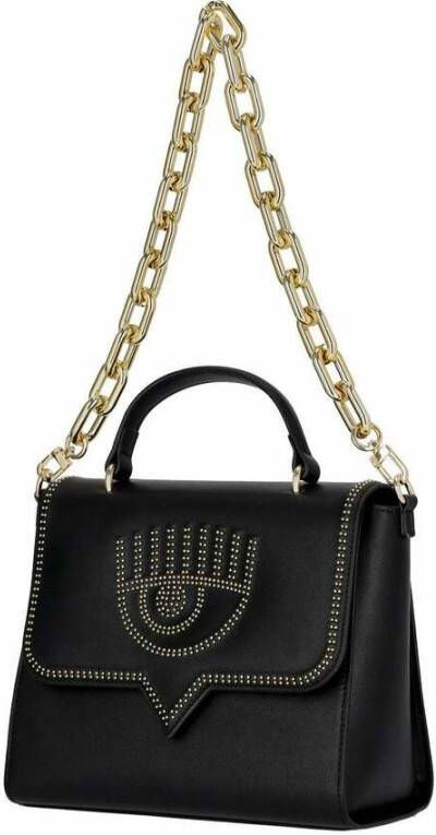 Chiara Ferragni Collection Borsa con borchie e motivo Eyelike donna Chiara Ferragni 73Sb4Ba6-Zs518 Nero Oro Zwart Dames