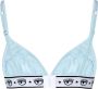 Chiara Ferragni Collection Blauw Katoenen Strapless Ondergoed Vrouwen Blue Dames - Thumbnail 2