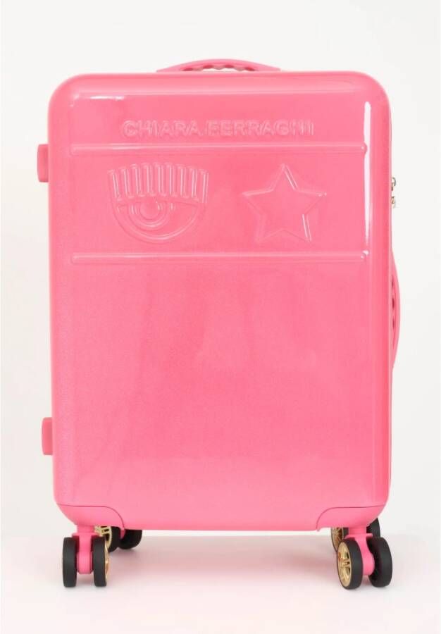 Chiara Ferragni Collection Handbagage Roze Dames