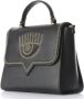 Chiara Ferragni Collection Borsa con borchie e motivo Eyelike donna Chiara Ferragni 73Sb4Ba6-Zs518 Nero Oro Zwart Dames - Thumbnail 4