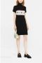 Chiara Ferragni Collection Maxilogo mini -jurk met korte mouwen Zwart Dames - Thumbnail 3