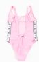 Chiara Ferragni Collection Eendelig badpakStretch Fabric Swimsuit with Logo Pink Dames - Thumbnail 4