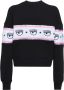 Chiara Ferragni Collection Sweatshirt 317 Maxilogomania Terry CO Zwart Dames - Thumbnail 2