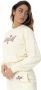Chiara Ferragni Collection Crèmekleurige katoenen trui met geborduurd logo Beige Dames - Thumbnail 4
