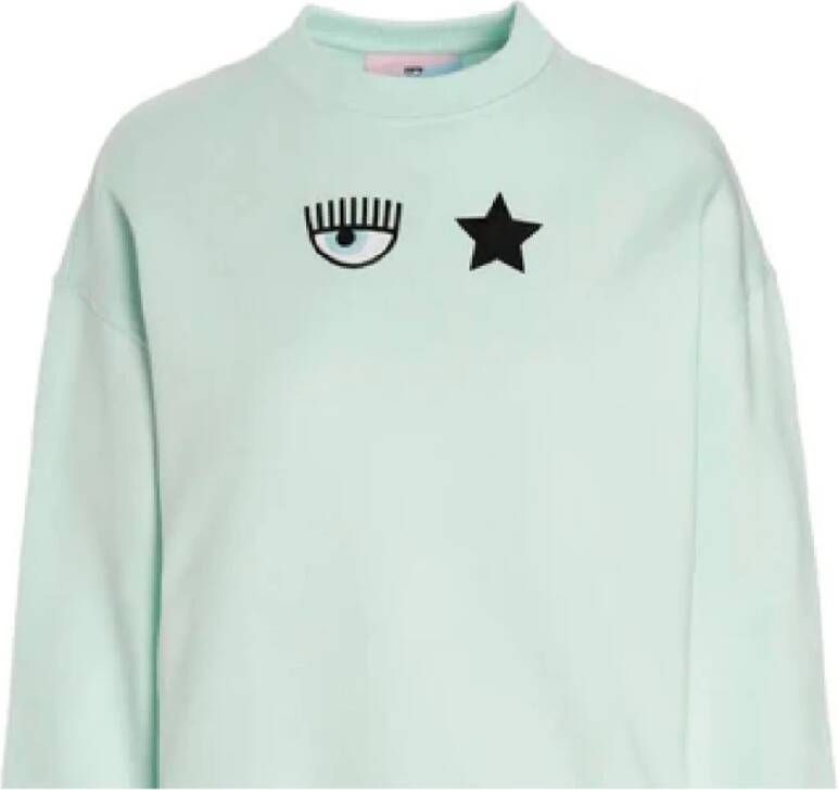 Chiara Ferragni Collection Sweatshirt Hoodies Blauw Dames