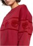 Chiara Ferragni Collection Crewneck Sweatshirt Red Dames - Thumbnail 2