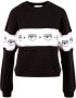 Chiara Ferragni Collection Sweatshirt 317 Maxilogomania Terry CO Zwart Dames - Thumbnail 2
