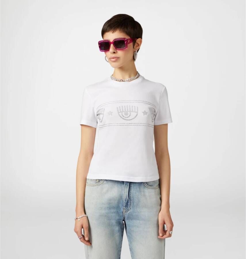 Chiara Ferragni Collection T-Shirts Wit Dames