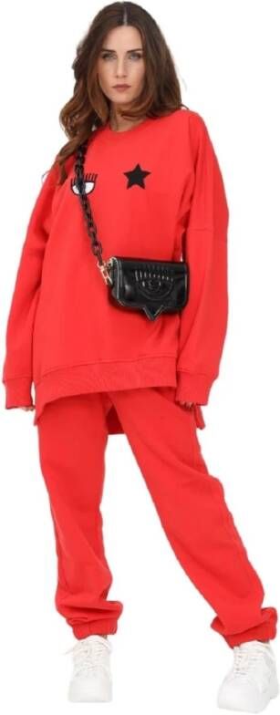Chiara Ferragni Collection Trousers Rood Dames