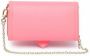 Chiara Ferragni Collection Roze Logo Eyelike Portemonnee met Afneembare Schouderband Roze Dames - Thumbnail 9