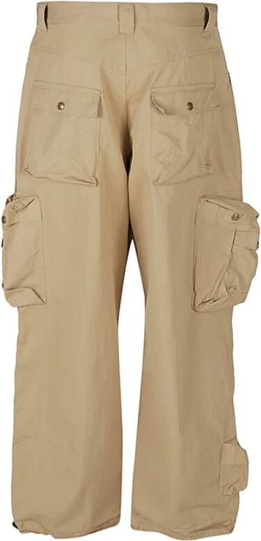 Children Of The Discordance Cropped Trousers Beige Heren