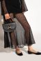 Chloé Zwarte lamsskin tas met klep en ketting Black Dames - Thumbnail 2